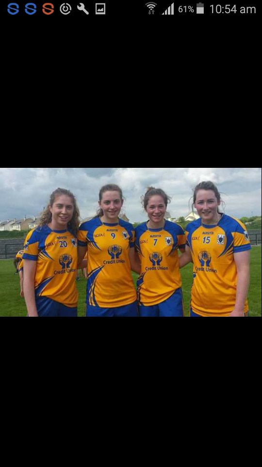 DavidKelly2597's tweet photo. @lifestylesports @binkystar1106 4girls from my local club going for all Ireland glory.What the GAA is all about#AnClárAbú #LGFA https://t.co/cNZPEmA8uz