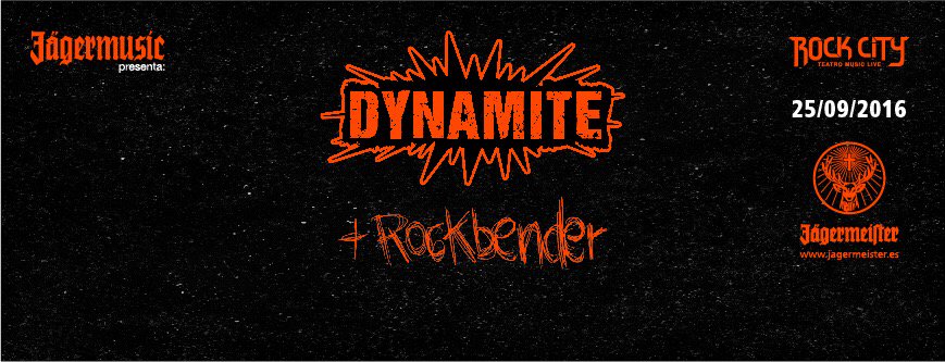 Jagermeister_es's tweet photo. ¡Y llegó el día! Hoy, a las 20h, #Dynamite + #Rockbender, en la @salarockcity de #Valencia 🤘 https://t.co/ZEtI9vGT6s