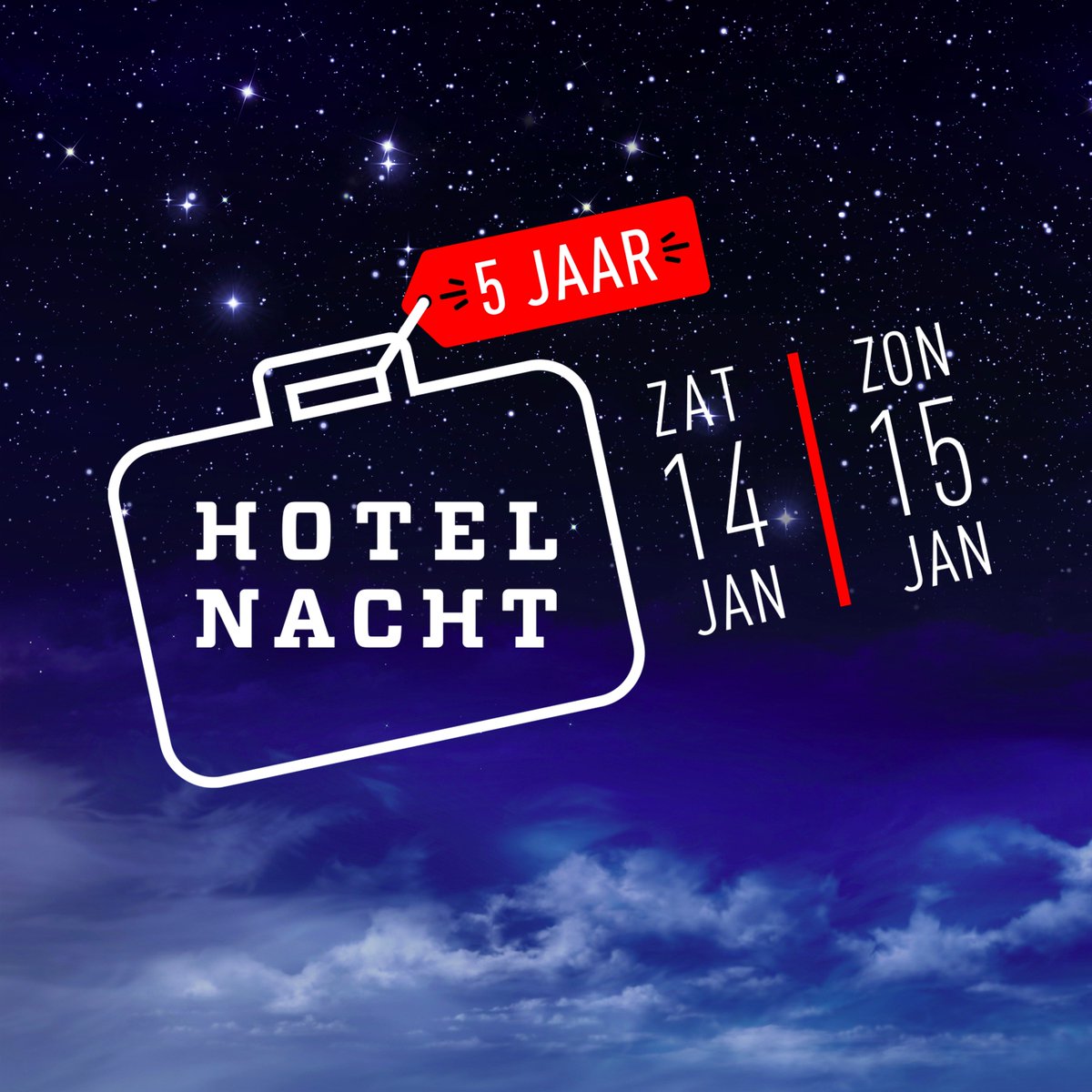 Vanaf vandaag kunnen alle Amsterdammers een kamer boeken voor de vijfde <a href="/Hotelnacht/">Mastercard Hotelnacht</a> Kijk op hotelnacht.nl