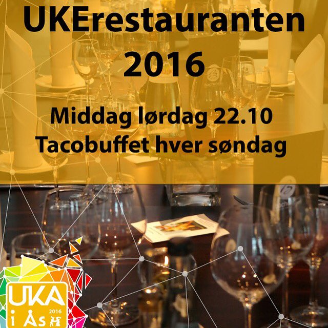 ukaiaas's tweet photo. Vi presenterer UKErestauranten! Under G-helg Eldre kan du bestille 2-retters middag! Bestill her:
https://t.co/PQXAnNPhzl https://t.co/YC6aiZ6EoV