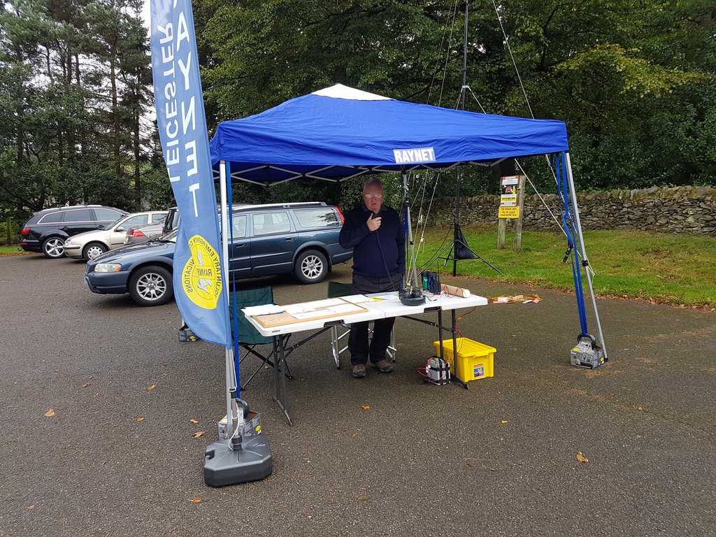 LeicsRAYNET's tweet image. Assisting with the LOROS Walk on the  Wildside from Bradgate Park Leicestershire.
