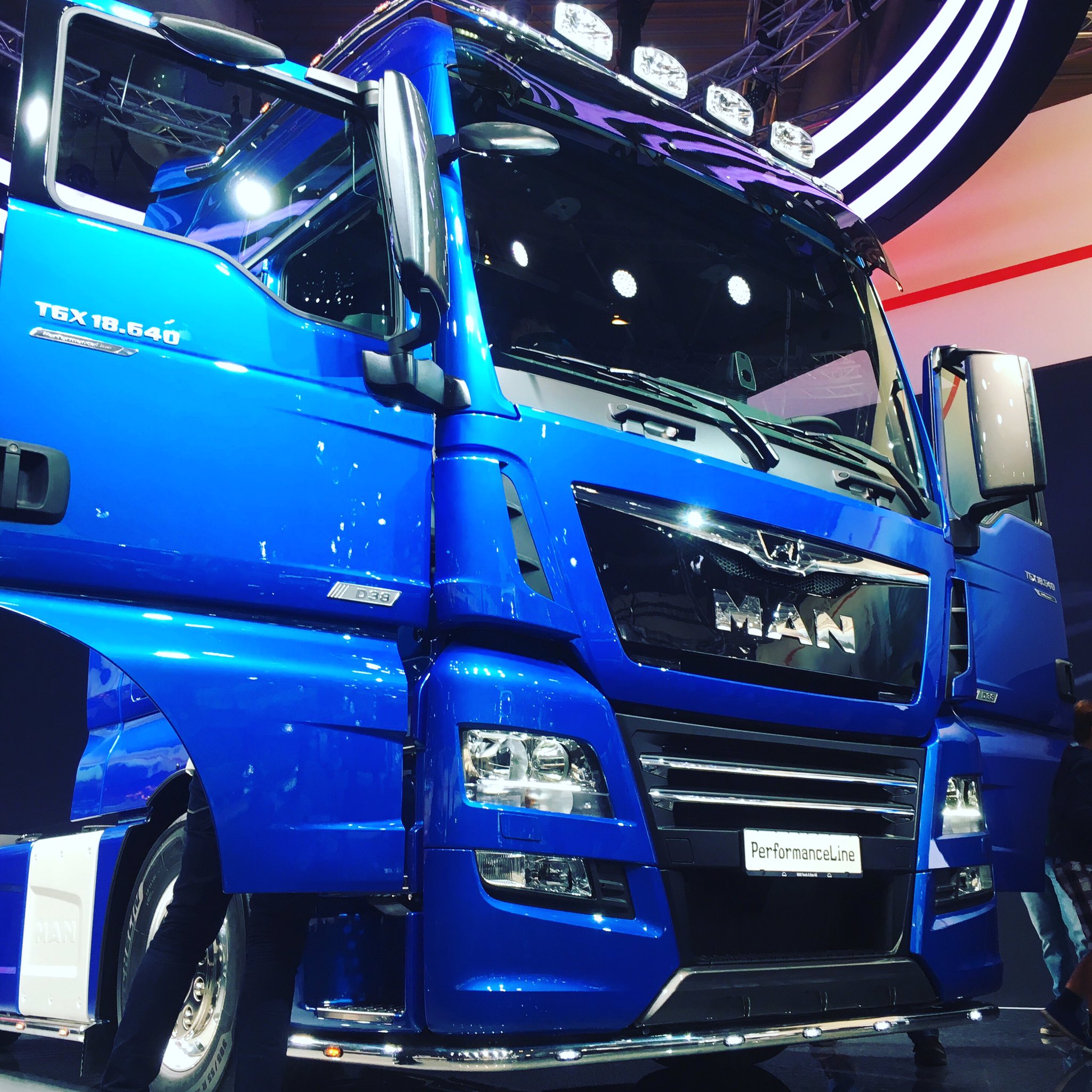 MAN Truck & Bus - The MAN TGX PerformanceLine Edition has an exclusive  leather interior lining with one-of-a-kind blue contrast seams! You want to  learn more about the MAN TGX #PerformanceLine Edition?