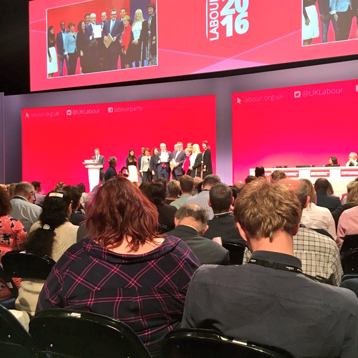 Great to see <a href="/LondonLabour/">London Labour</a> on the stage receiving a best practice award for the great London City Hall elections this year. #Lab16