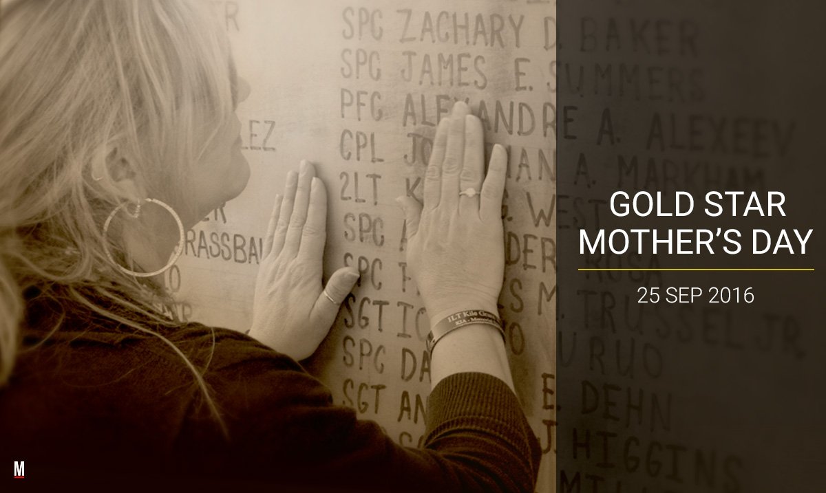 Militarydotcom's tweet photo. We honor you as you remember them. #GoldStarMothers #Military https://t.co/urut0bub1s