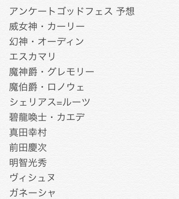 ゴッドフェスのtwitterイラスト検索結果