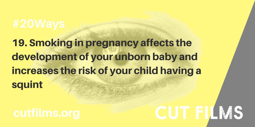 HarrowCutFilms's tweet image. The last two ways that #smoking affects your eye health, here's number 19 @myvisionmatters #20Ways