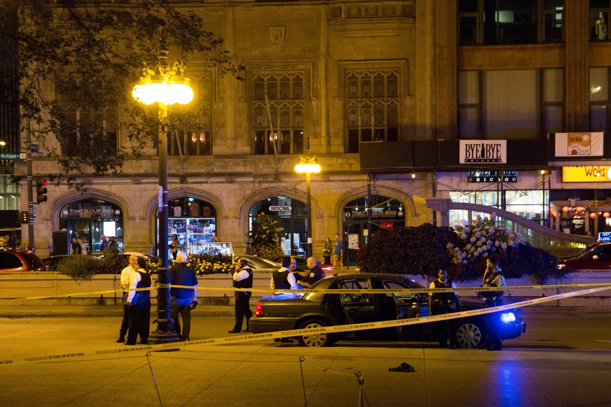 A 54-year-old man shot in the head near Millennium Park is among 17 hurt in city shootings