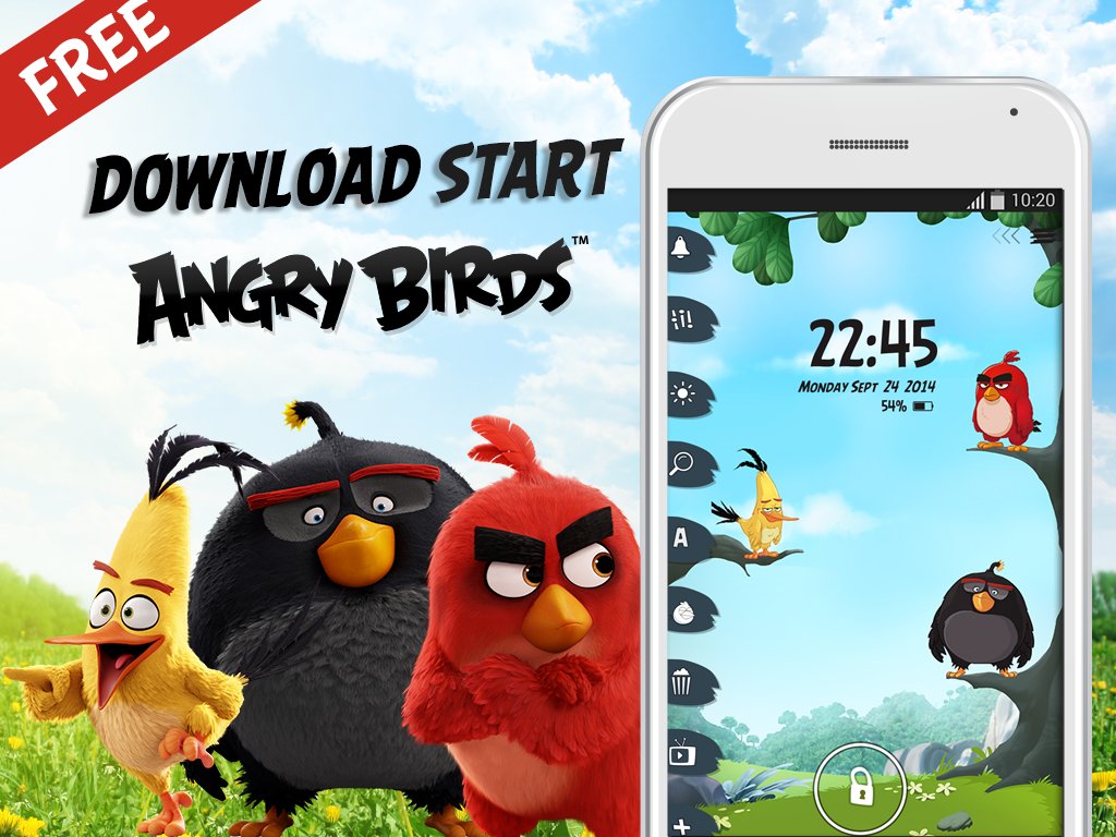 Start_theApp's tweet photo. Enjoy cool Angry Birds wallpapers, themes and related content based on the Angry Birds movie: https://t.co/jlJwwJTEjn https://t.co/5Kuth21j2M