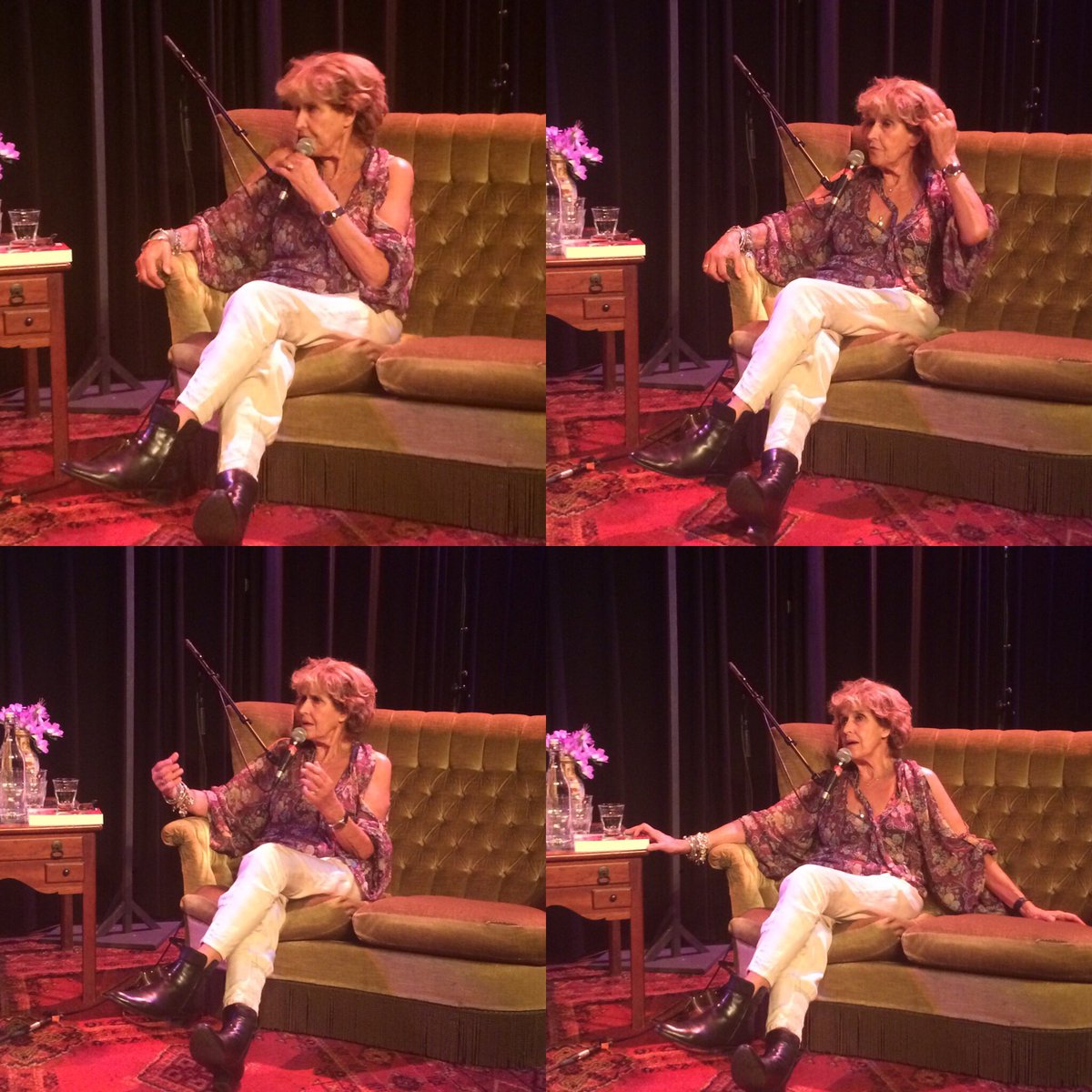 Ze mag dan (bijna) 85 jaar zijn, schrijver <a href="/YvonneKeuls/">Yvonne Keuls</a> toont energie voor tien op #GDMW2016 in het #Theater!