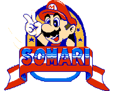 4XfunGaming's tweet photo. Who remembers this game? #Somari #Retrogaming #Hummerteam #Famicom #nes #8bit https://t.co/J4TUDdhTT0