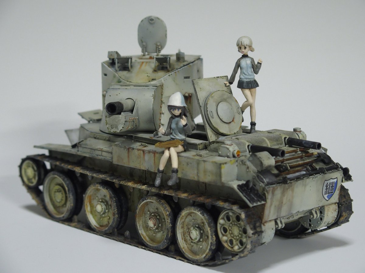 Yuki ガールズ パンツァー Bt 42 継続高校 完成しました 作品名 継続高校の1日 見てくださった皆様 ありがとうございます 模型 ガルパン 継続高校 ミカ アキ ミッコ T Co Vcslaiq6ew Twitter