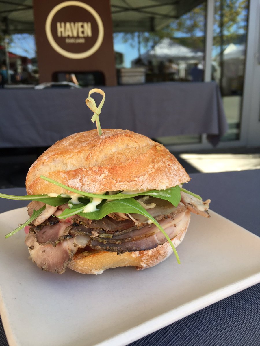 It's day three at <a href="/eatrealfest/">Eat Real Festival</a> and our porchetta sandwich is ready for action! #jacklondonsquare #oaklandeats