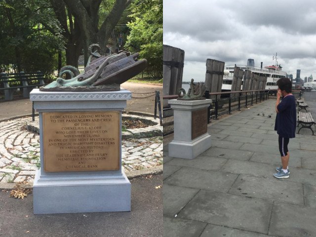 Artist Tricks Tourists With Elaborate Monument To Staten Island Ferry Octopus Attack