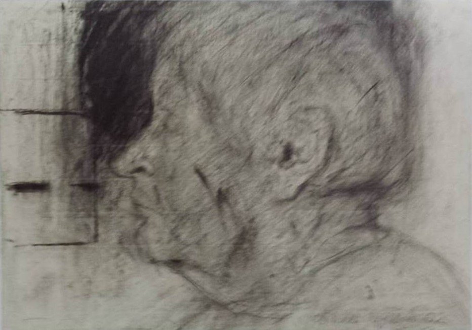 CharlesWyrsch's tweet photo. A #potrait of Edith, my wife, in #charcoal, created in 2002 at my #atelier in #Kriens. https://t.co/ed7uN1ESFp https://t.co/mpms9LN9W2