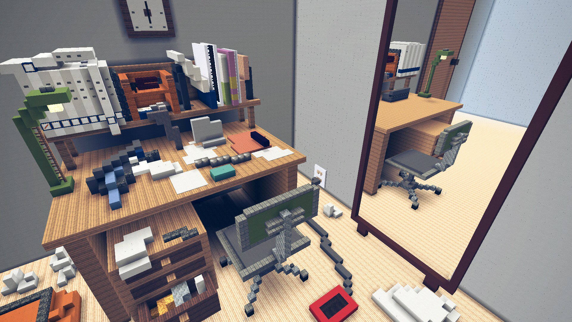 かとりく 第74回わんくら 自分の部屋を再現してみた マイクラ建築60分一本勝負 鏡に映る理想と眼前の現実 T Co Tzdmqhsvxt Twitter