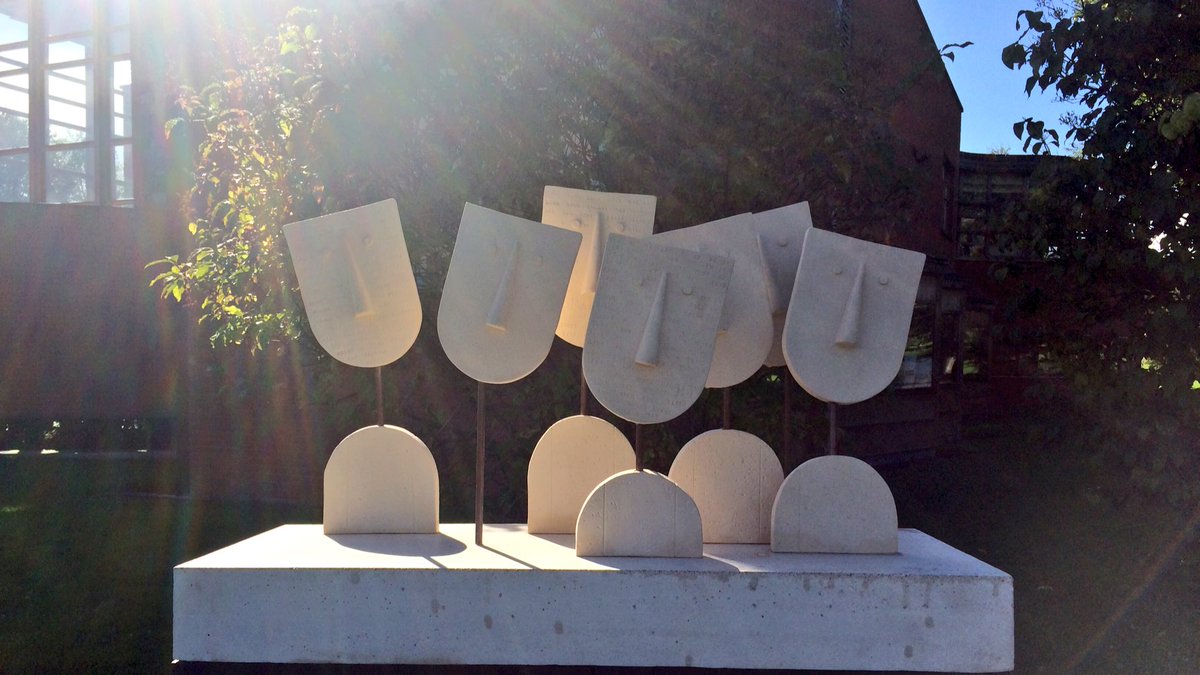 vitavryan's tweet photo. Well worth a visit! Really enjoying the show @sculpturein context in the Botanic Gardens #luskccart #sculpture #art https://t.co/R9a4AxBkLM