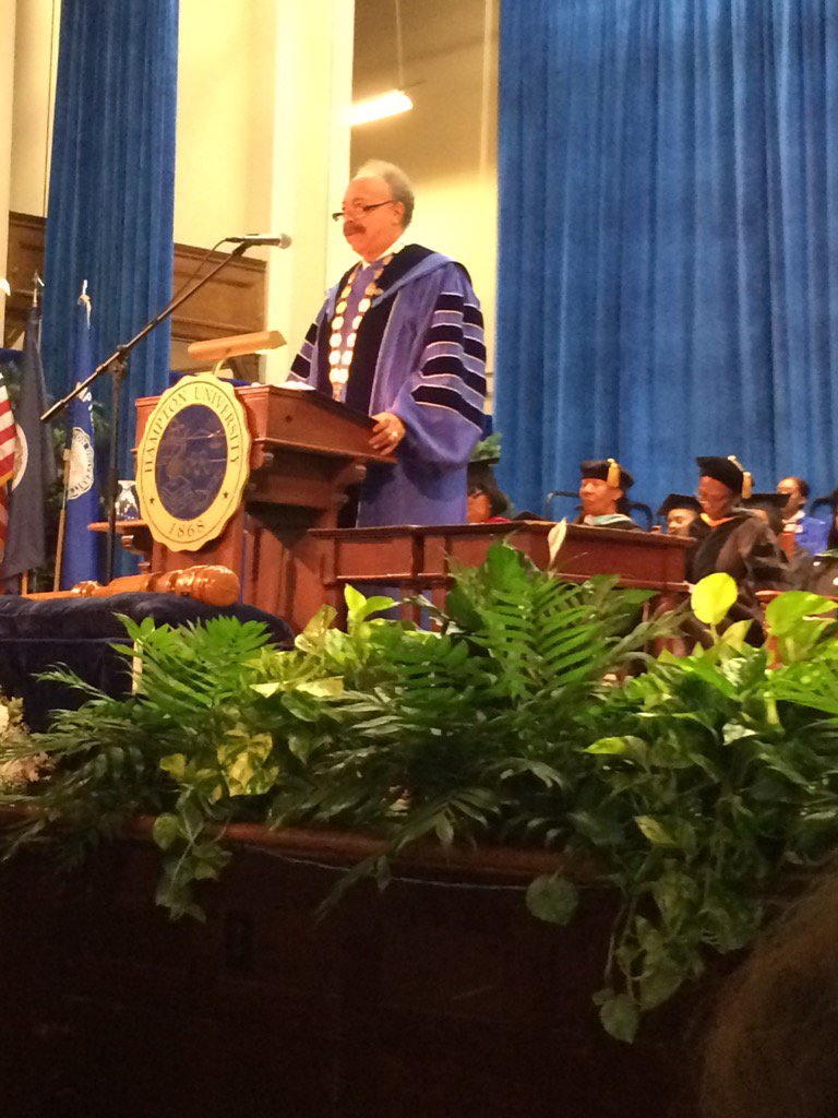 Dr. Wm. R. Harvey at 74th Annual Fall Convocation at HU.