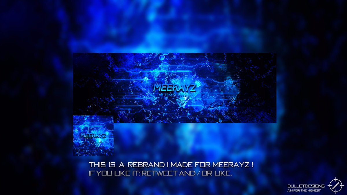 Bullet_Designs's tweet image. Made a twitter rebrand for @omg_Mylo!