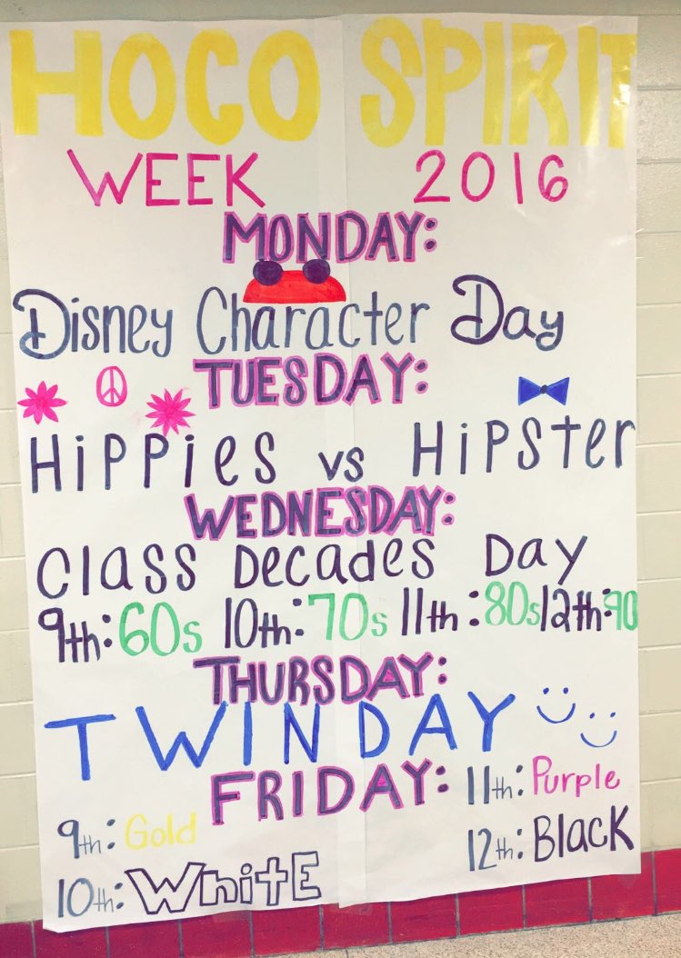 dhssec1's tweet photo. HAPPY HOCO WEEK!!!!!!!!!! https://t.co/qwpr92yS2X