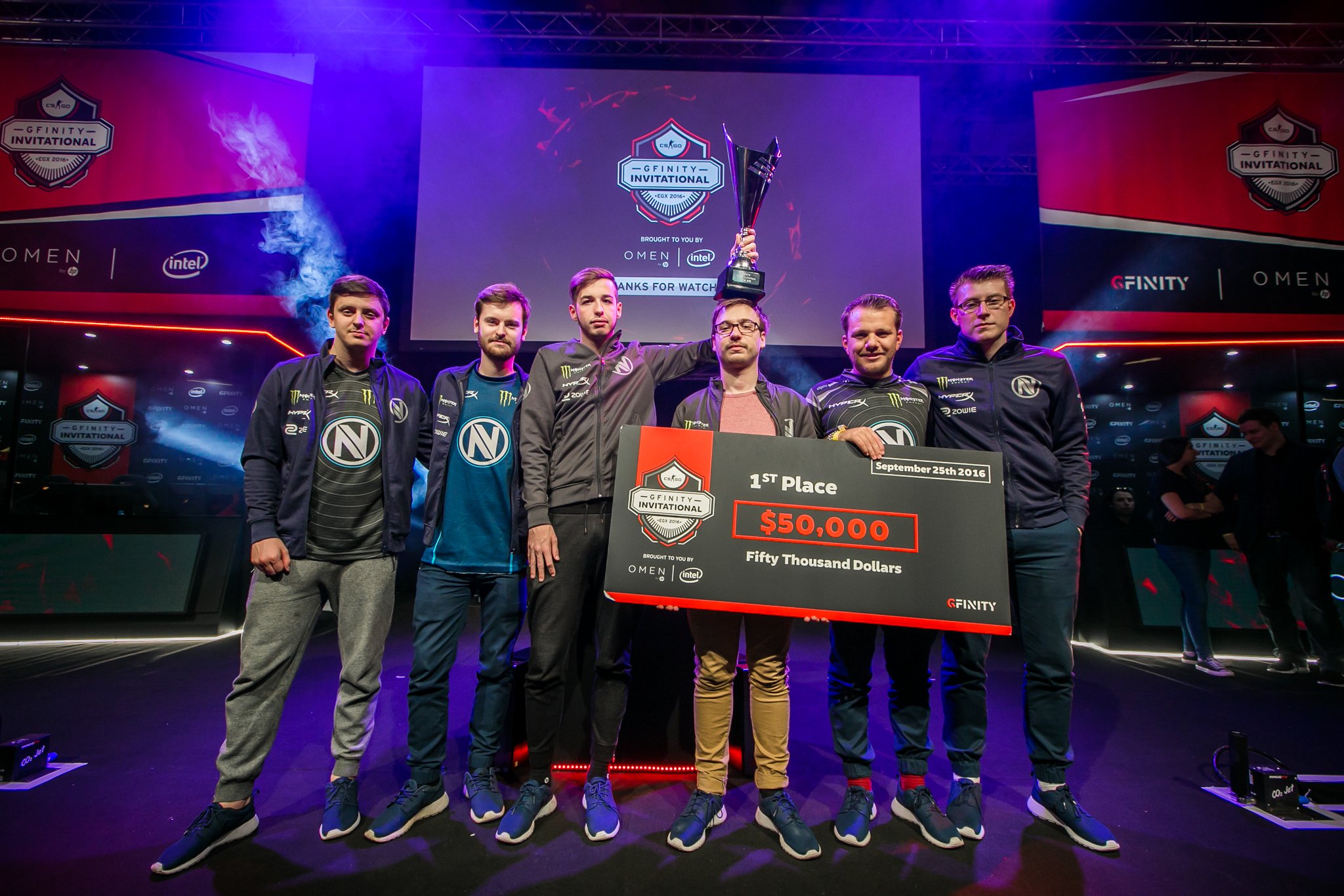 EnVyUs are crowned champions.