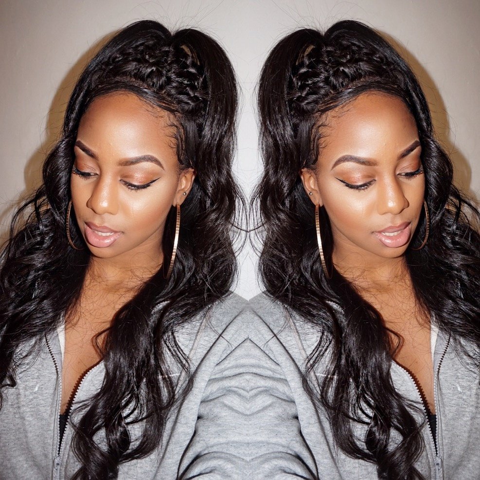 Beyond Hair Uk On Twitter Half Up Half Down Style Frontal