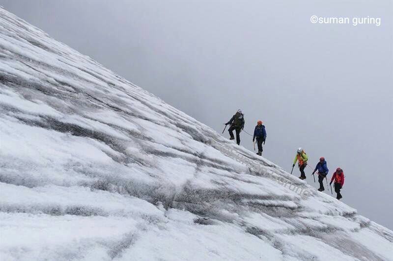 TechnicalHimal's tweet image. Alpine Zone Climbing Up To The Mountain By Short Rope Technique Diagonal Ascent @Langtang Valley