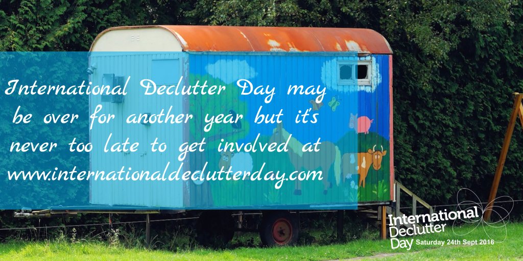 IntDeclutterDay's tweet image. International Declutter Day may be over for another year but it's never too late to get involved at buff.ly/2cVXtrg
