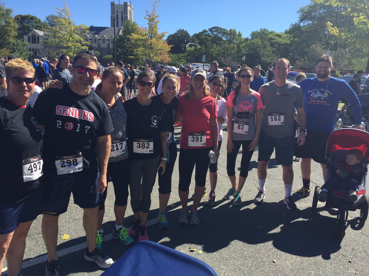 Part of the team WHS crew running this morning's Glen Doherty Memorial 5k