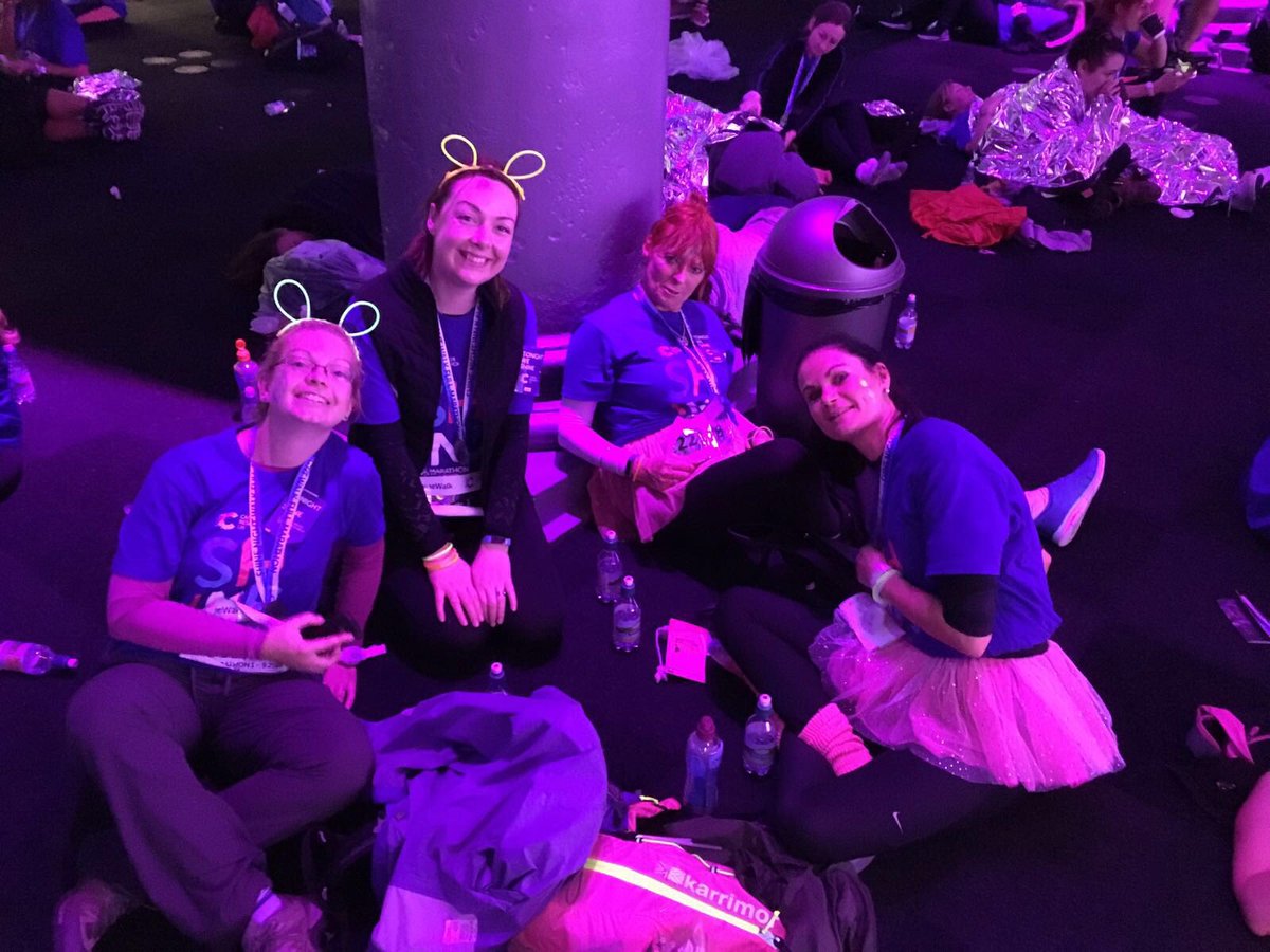 tessiewelly's tweet photo. We did it! #ShineWalk #26.2miles #marathon #knackered https://t.co/EhTFTQsOcm