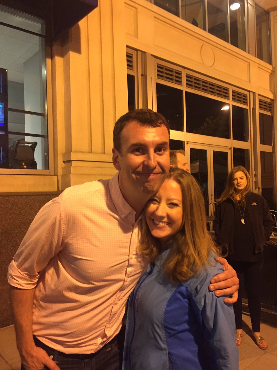 Great show .@braunger killed it and even had time for a pic w/ .<a href="/EStKDub/">Kate Wirth Folkman</a>