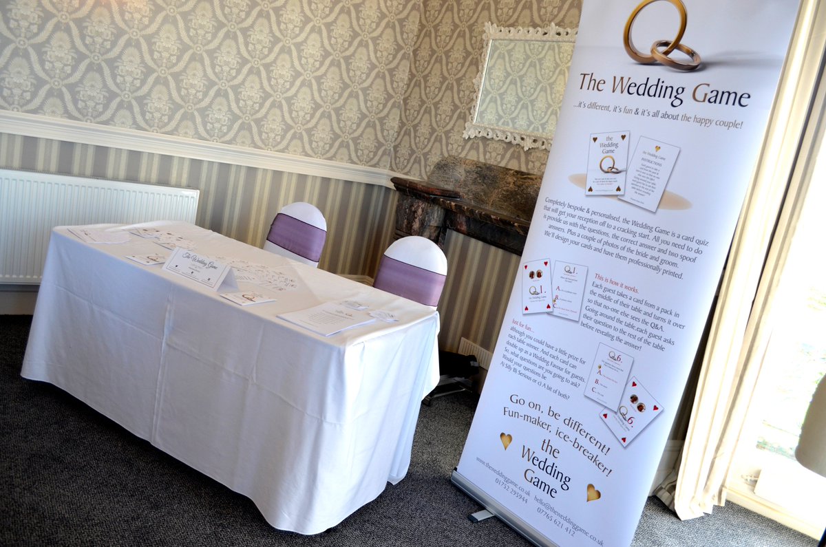 LauraJoint's tweet photo. Fab feedback about @theWeddingGame today: "Wow, we MUST do this" "awesome" "Not seen anything like it" @TheDukePlymouth #TheDukeCollection https://t.co/0dnbUlPy4y