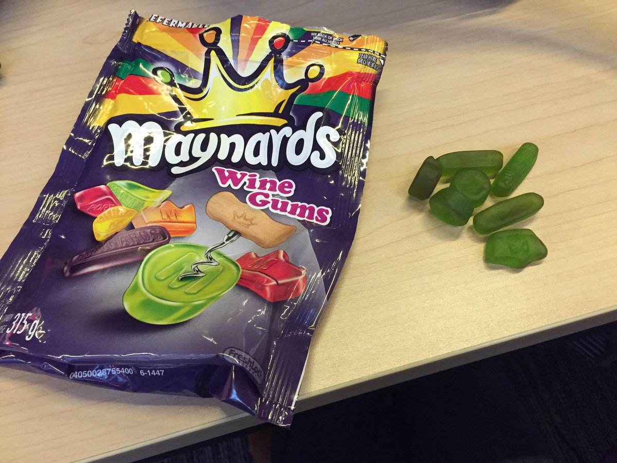 Meerakati's tweet photo. Thanks @CBCgreg These will help me with my #RoyalVisitCanada watching today at #coalharbour #winegums #greenones https://t.co/0VEmy3NLJL