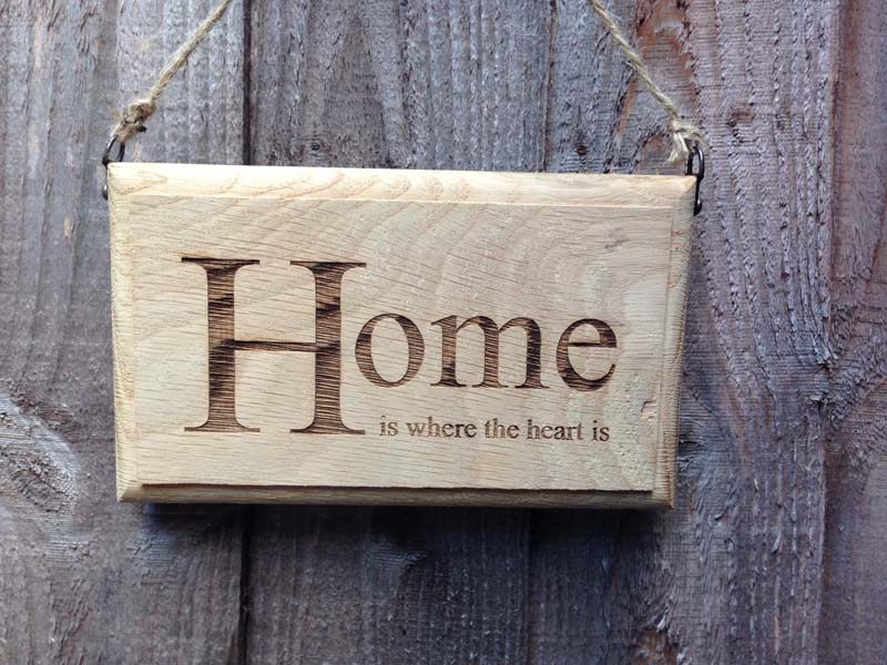 ALittleSign's tweet image. Oak signs for the home