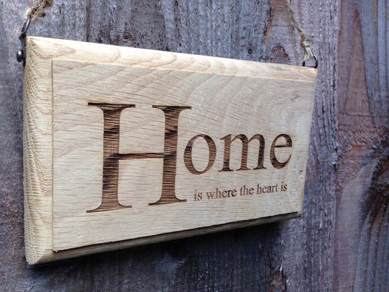 ALittleSign's tweet image. Oak signs for the home