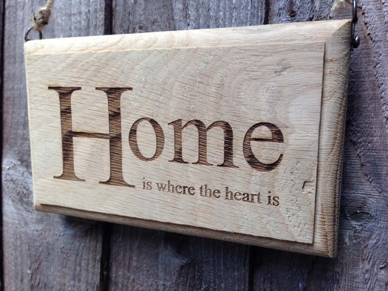 ALittleSign's tweet image. Oak signs for the home