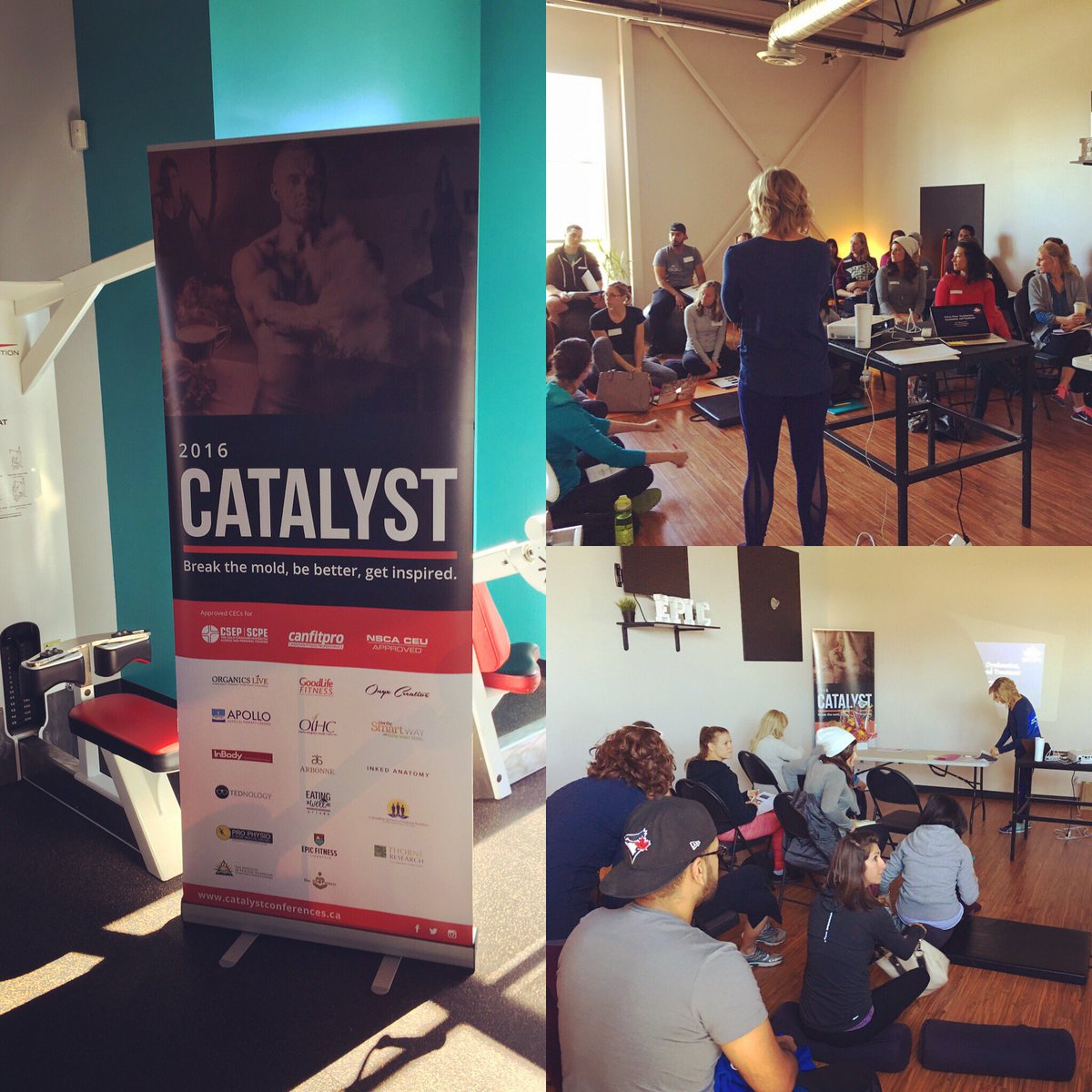 And we're off! Kerri from <a href="/recoresystems/">Kerri M-McCabe</a> has begun and is already blowing minds. 🤓#Catalyst #PelvicFloor