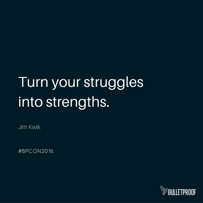 KwikLearning's tweet photo. RT @bpnutrition: “Turn your struggles into strengths”- @jimkwik #BPCON2016 #quote #life https://t.co/MrEcVKSmaI https://t.co/KSgpRnG6sW