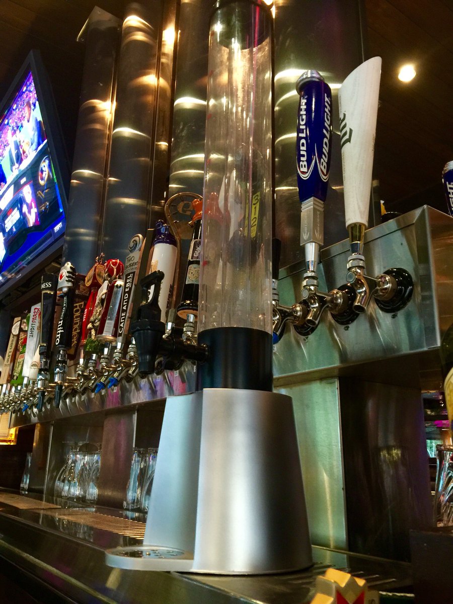 It's Game Day!

Grab a beer tower! 
Dos Equis towers are $24, XX pints are $4. 
Pinnacle cocktails are $5