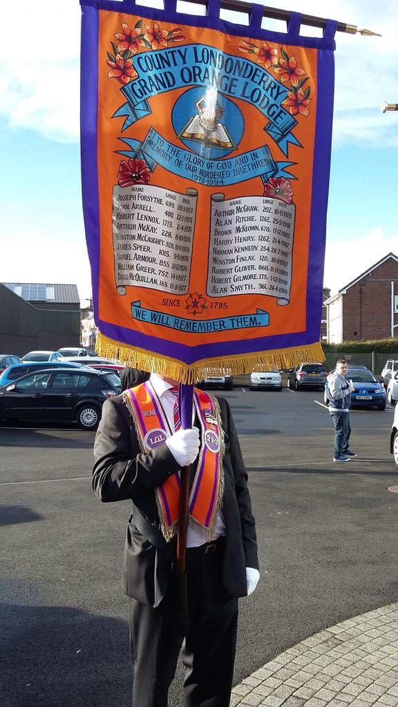 BallymoughanFB's tweet image. New bannerette in memory of murdered brethren #NeverForgotten