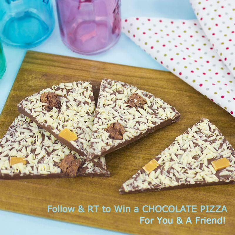TheGiftWizard's tweet image. For an additional entry if you could put any flavour on a chocolate pizza which would you go for? #TheGiftWizard #win