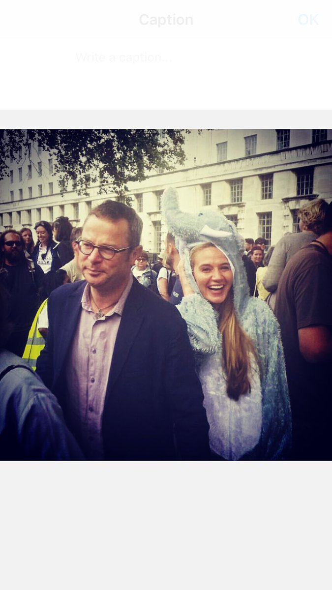 Marching for #elephants and #rhinos w @rivercottage & a herd of amazing people #GMFER2016 #CoP17 #notoivory #london