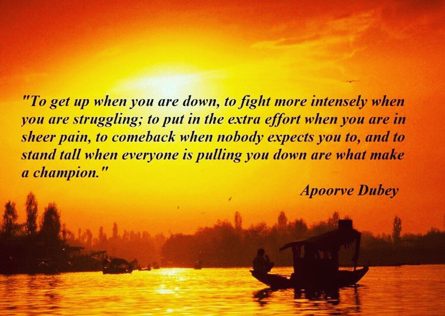 What makes a champion.....