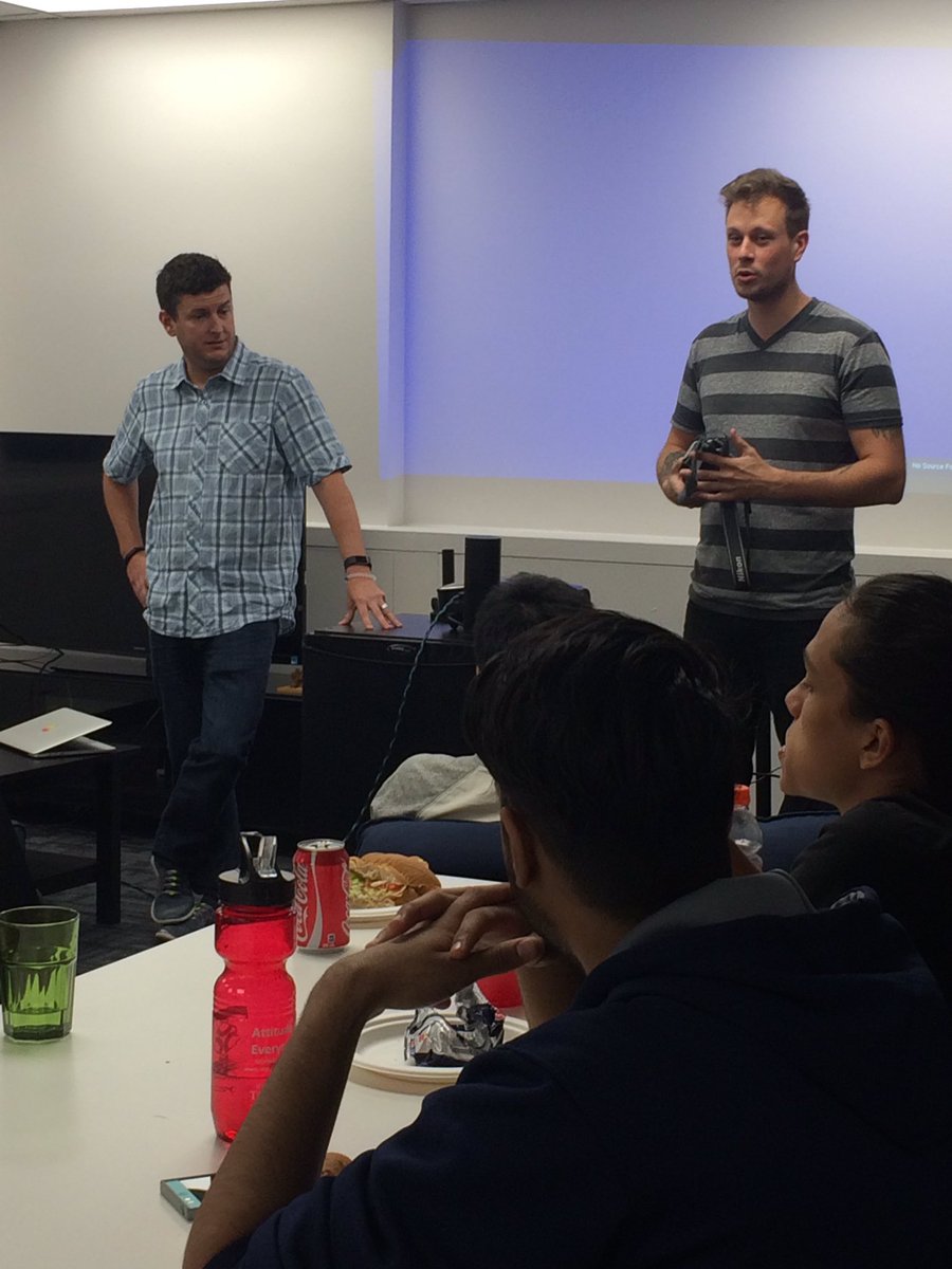 WearHacks's tweet photo. Closing ceremonies- top 5 ready to demo! #HackuWeather https://t.co/2jJGAsYauu