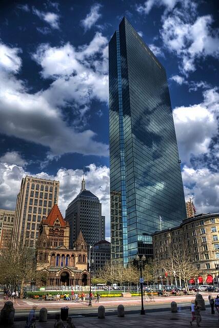 ISAmazingWorld's tweet photo. John Hancock Tower in Boston, MA https://t.co/73QTQakSfN