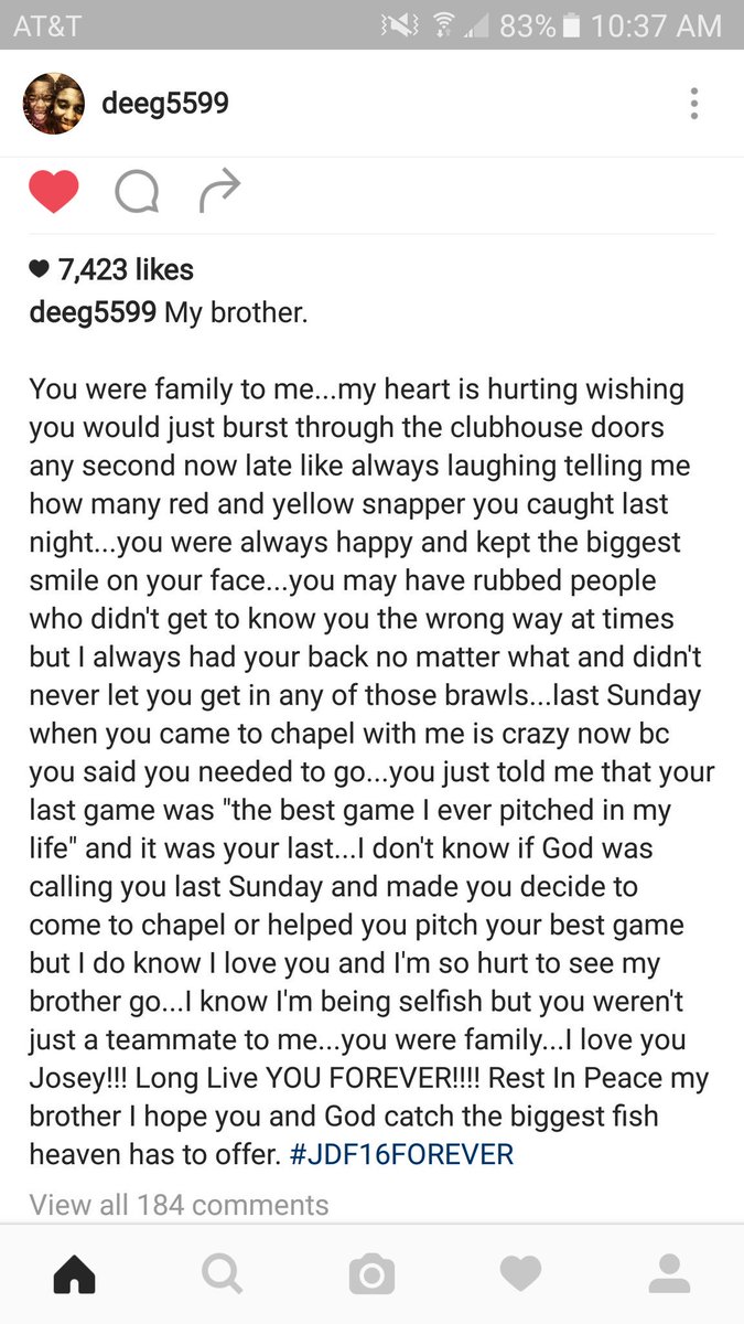 BaseballSerious's tweet photo. Dee Gordon reflects on losing more than just a teammate today #RIPJoseFernandez https://t.co/qATcXEN5dJ