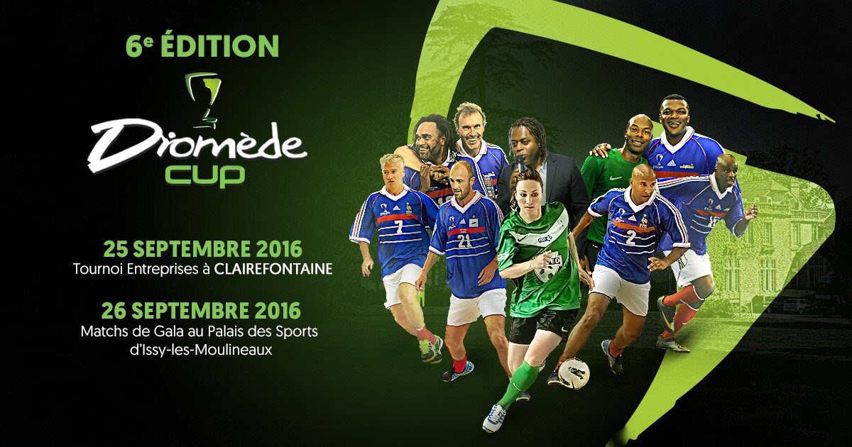 Bernard Diomède (@bernarddiomede) on Twitter photo La finale du Tournoi opposera demain en lever de rideau du match de gala de France 98 <a href="/FondationEngie/">Fondation ENGIE</a> à @HibanaLive #DiomedeCup16 ⚽️🏆 La finale du Tournoi opposera demain en lever de rideau du match de gala de France 98 <a href="/FondationEngie/">Fondation ENGIE</a> à @HibanaLive #DiomedeCup16 ⚽️🏆