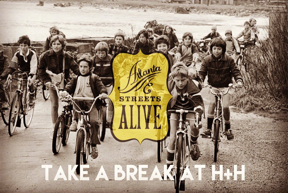 _HamptonHudson's tweet photo. @ATLStreetsAlive is happening now! 2-6pm! Come get a water, burger, +@TerrapinBeerCo Watermelon Gose! #inmanpark #weloveatl #inthecourtyard https://t.co/5bDDeEyF2c