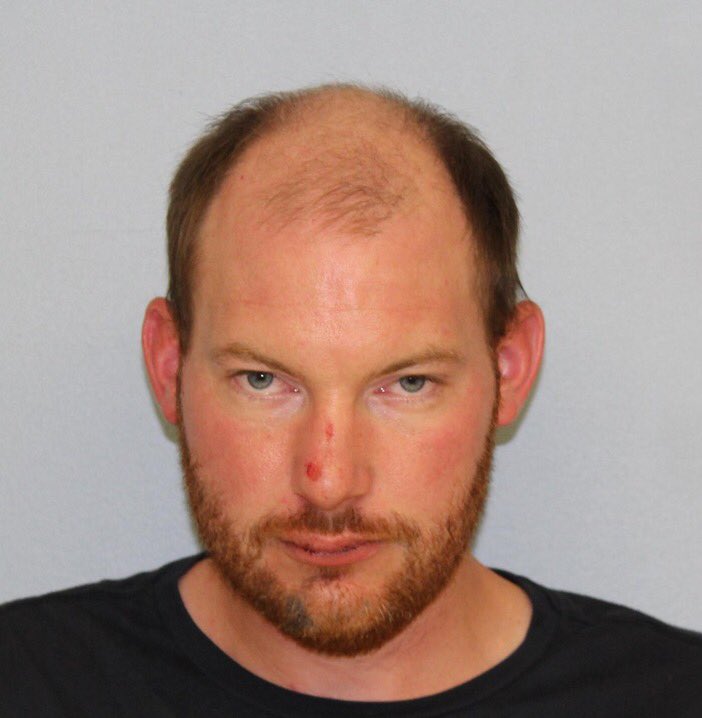 Jochen Wiest, 29, of Auburn charged with desecration of a venerable object for the #ToomersOaks fire.