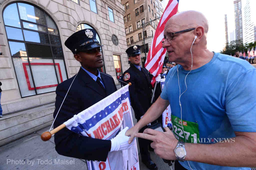 ToddMaisel's tweet photo. @Tunnel2Towers running, @NYPDTransit Chief Fox, #PhilVetrano for Karina, #aliciascavetta never forget @NYDailyNews https://t.co/N3UmWGnS5s