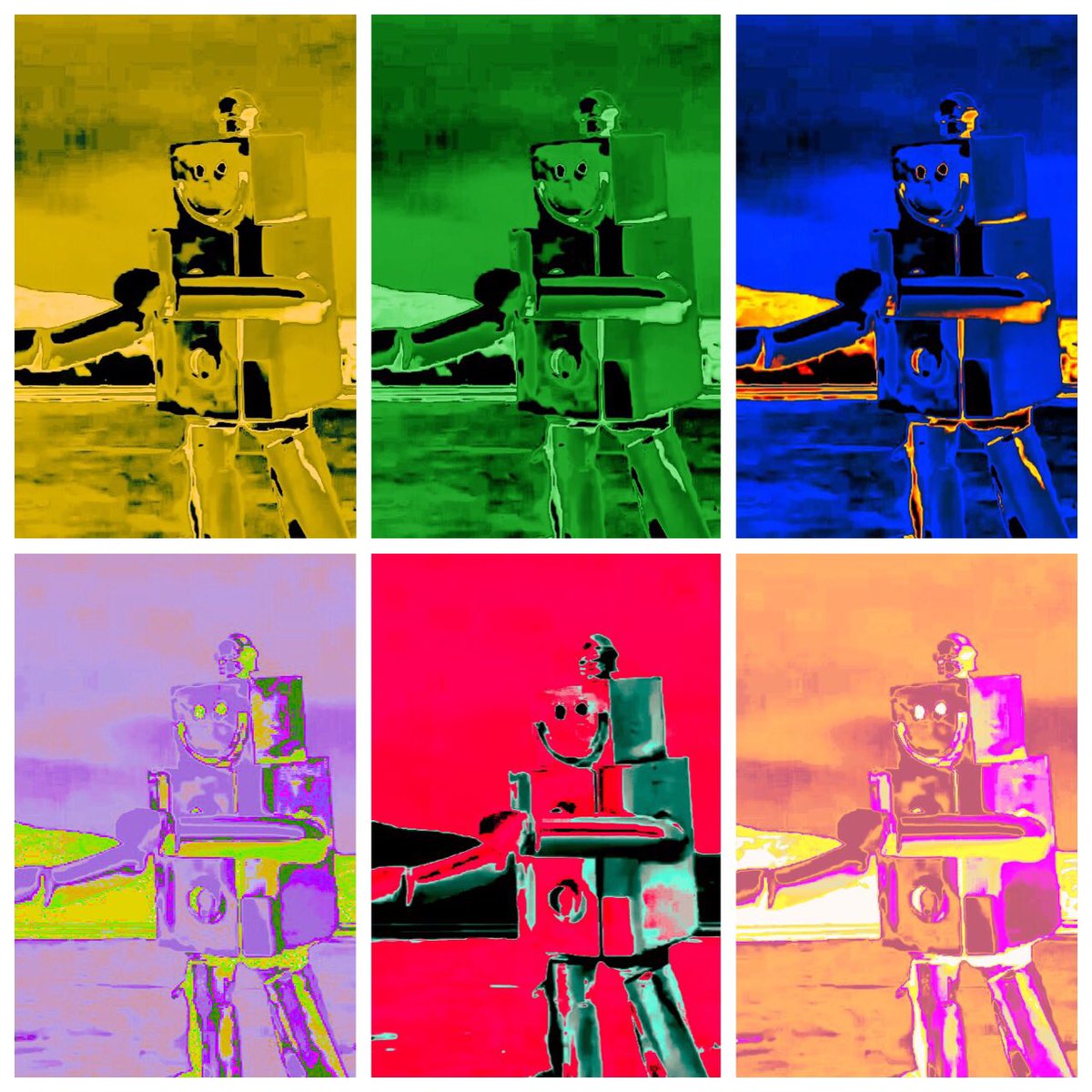 shannonhurley's tweet photo. Ticklebot Attack. #UltraPop #UltraPopApp #VaporWave #VaporWaveArt #VaporWaveAesthetic #VapourWave https://t.co/67lpcAGCjp